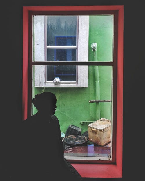 有关剪影, 坐, 垂直拍摄的免费素材图片