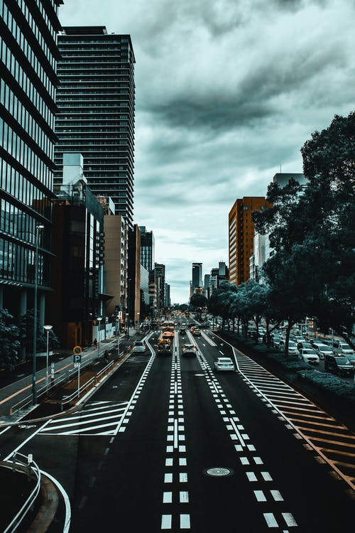 有关交通, 垂直拍摄, 城市的免费素材图片