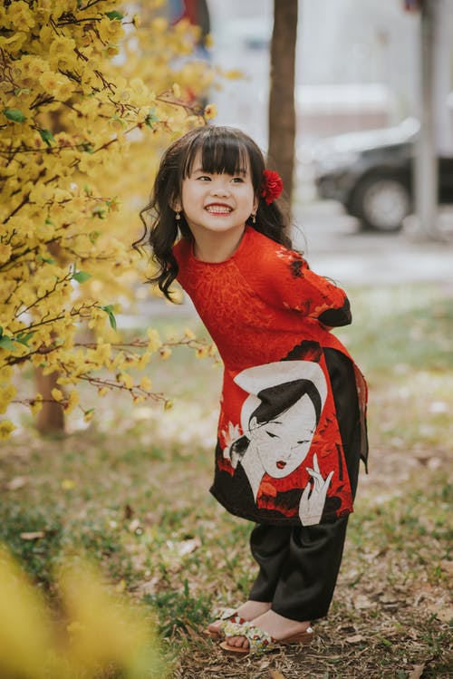 有关传统服饰, 和服, 微笑的免费素材图片