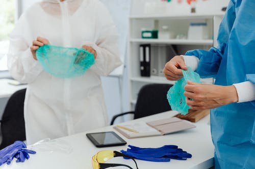 有关ppe, 个人保护设备, 手的免费素材图片