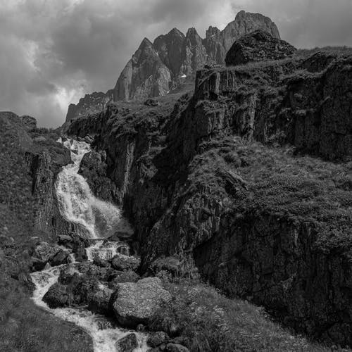 有关单色, 天性, 山的免费素材图片