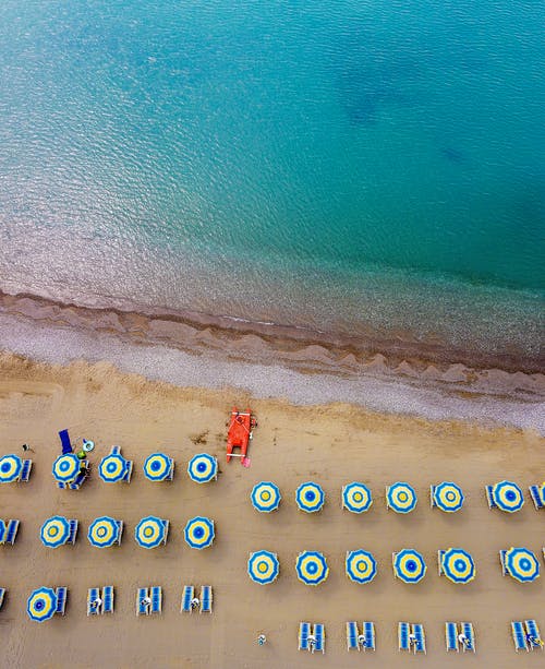 有关俯视图, 夏天, 水的免费素材图片