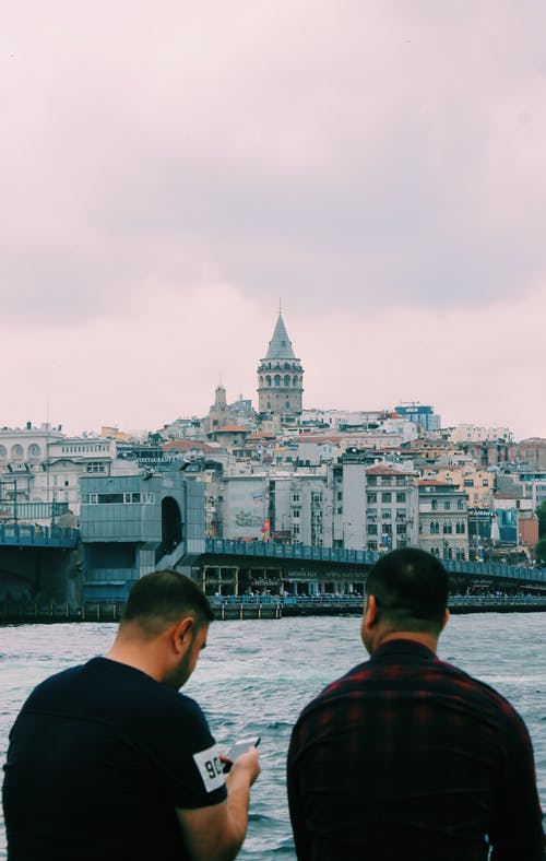 有关伊斯坦堡, 加拉塔塔, 垂直拍摄的免费素材图片