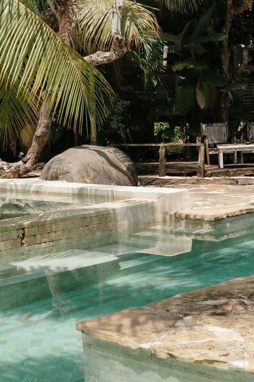 有关度假村, 挖出来的游泳池, 水的免费素材图片