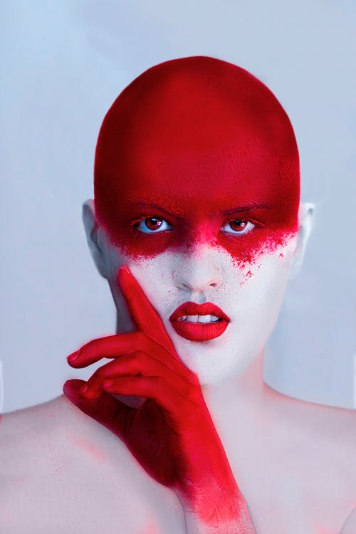 有关口红, 嘴唇, 垂直拍摄的免费素材图片