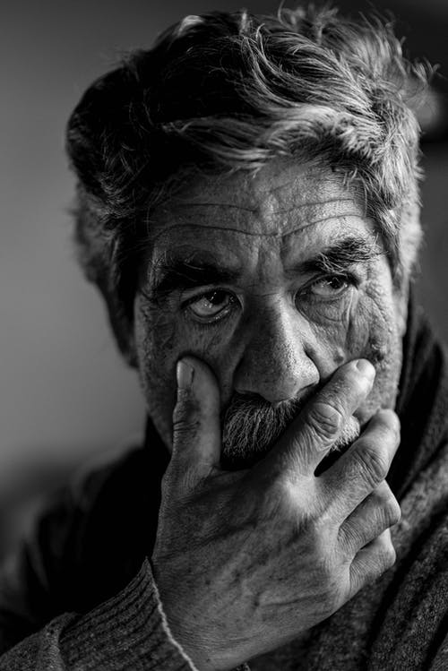 有关哀思, 单色, 成人的免费素材图片