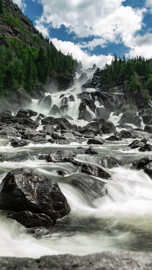 有关天性, 景觀, 瀑布的免费素材图片