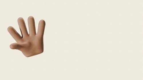 有关3d例证, 你好, 手的免费素材图片