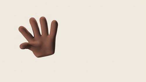 有关3d例证, 你好, 手的免费素材图片