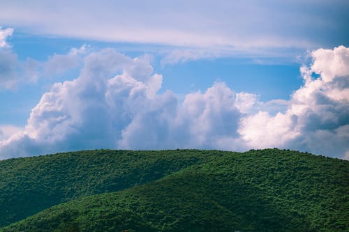 有关丘陵, 山, 绿化的免费素材图片