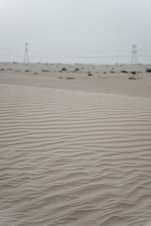 有关沙丘, 沙漠, 波纹图案的免费素材图片