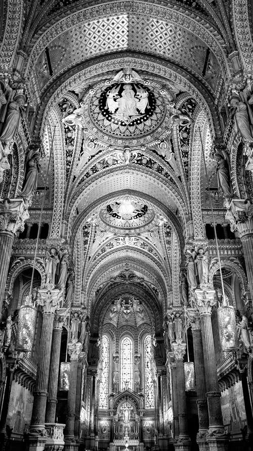 有关低角度拍摄, 單色, 垂直拍摄的免费素材图片