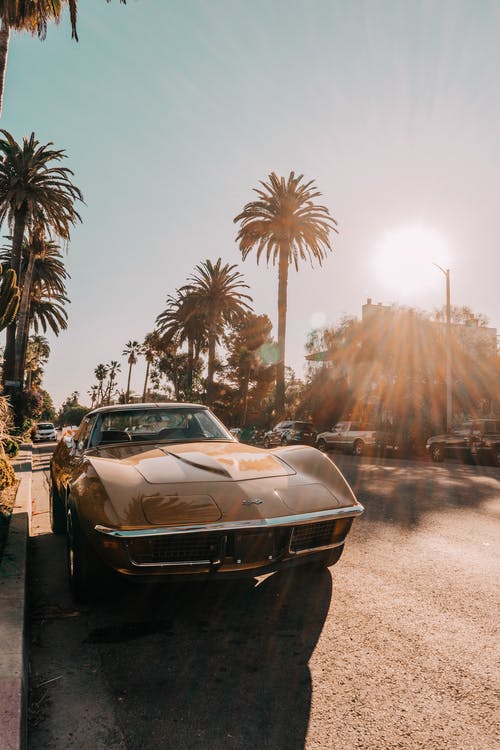 有关corvette, 停, 垂直拍摄的免费素材图片