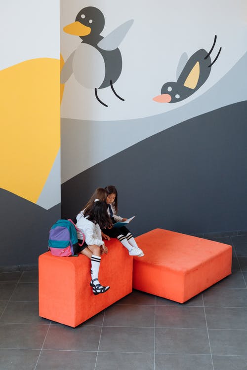 有关垂直拍摄, 孩子, 学校的免费素材图片