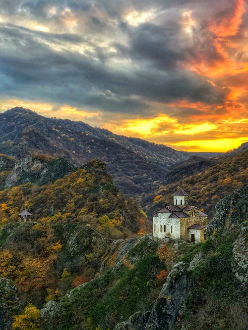 有关多云的天空, 天性, 山的免费素材图片