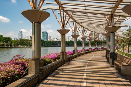 有关光束, 列, 小径的免费素材图片