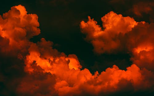 有关戏剧化, 日落, 橘色天空的免费素材图片