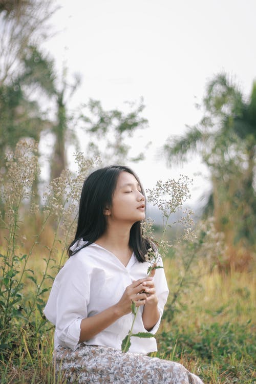 有关坐, 垂直拍摄, 天性的免费素材图片