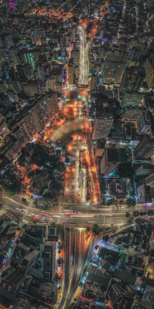 有关俯视图, 垂直拍摄, 城市的免费素材图片