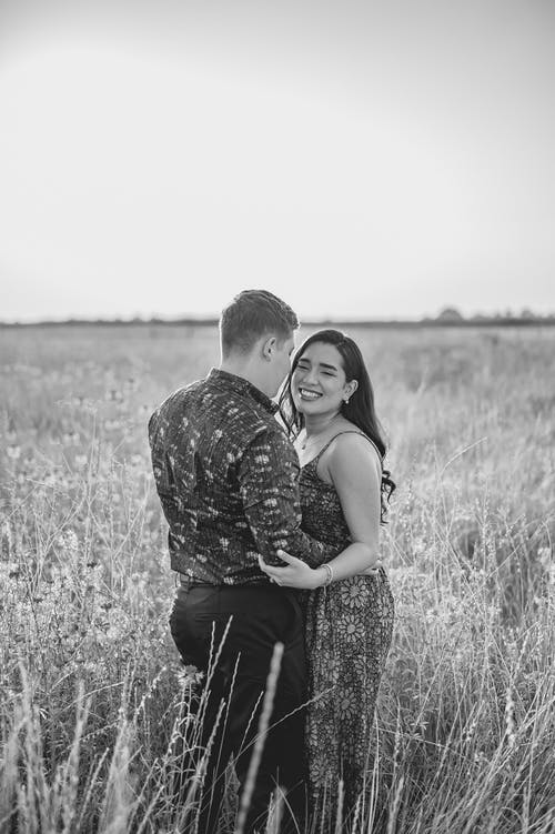 有关一对, 一起, 单色的免费素材图片