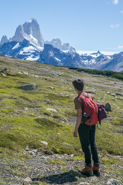 有关人, 冒险, 垂直拍摄的免费素材图片