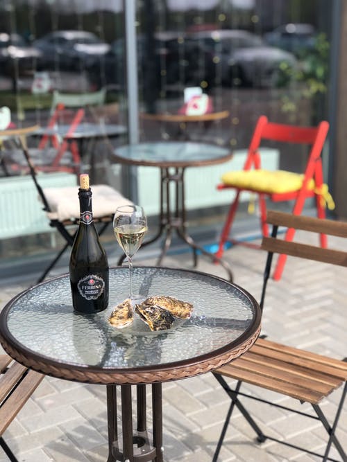 有关户外, 木椅, 牡蛎的免费素材图片