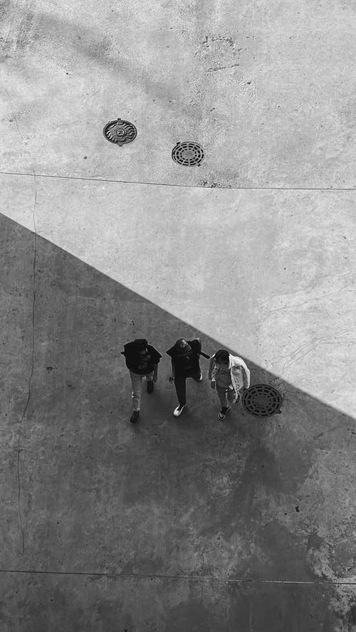 有关俯視圖, 垂直拍摄, 步行的免费素材图片