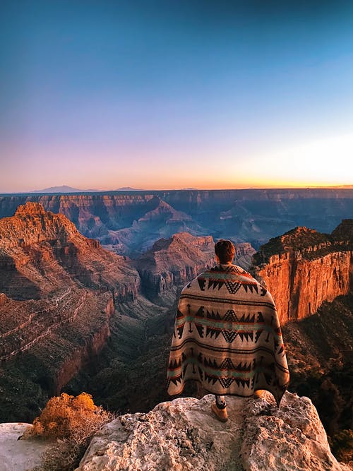 有关健行, 地平线, 垂直拍摄的免费素材图片