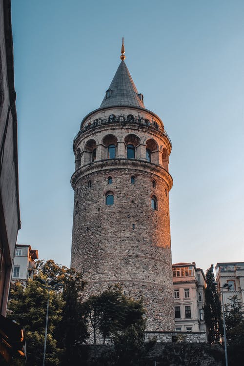 有关伊斯坦堡, 低角度拍摄, 加拉塔塔的免费素材图片