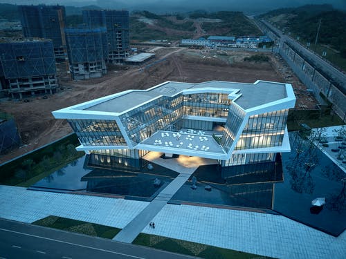 有关建筑设计, 无人空拍机, 现代建筑的免费素材图片