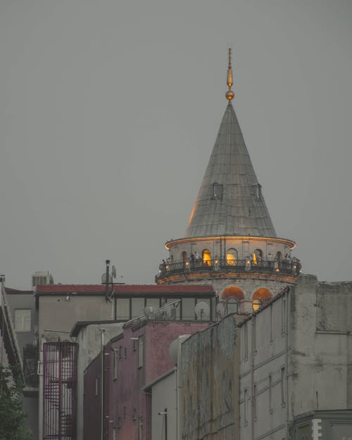 有关伊斯坦堡, 低角度拍摄, 光的免费素材图片