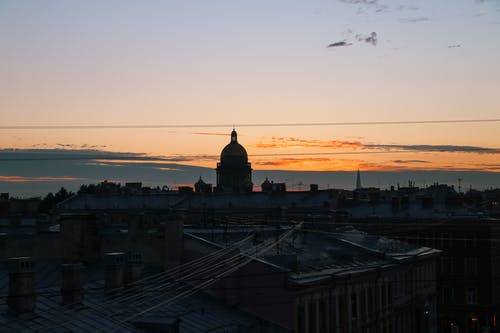 有关剪影, 城市, 城镇的免费素材图片