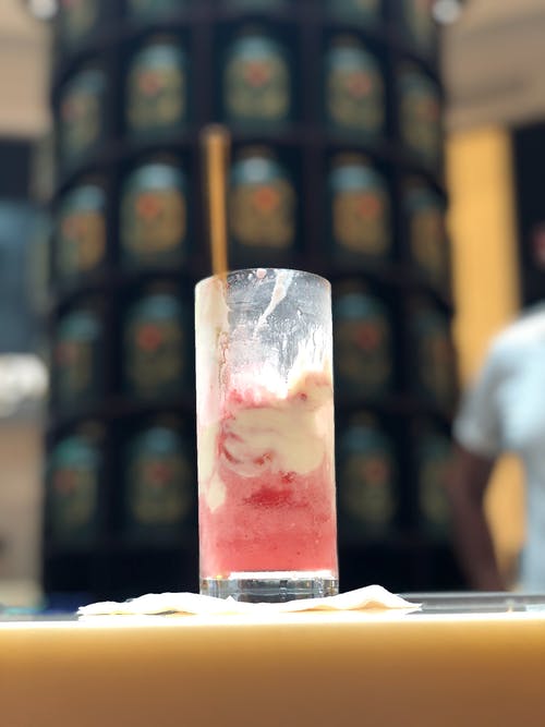 有关喝, 垂直拍摄, 奶昔的免费素材图片