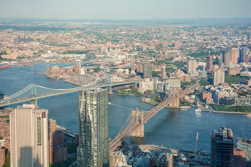 有关吊桥, 城市, 市容的免费素材图片