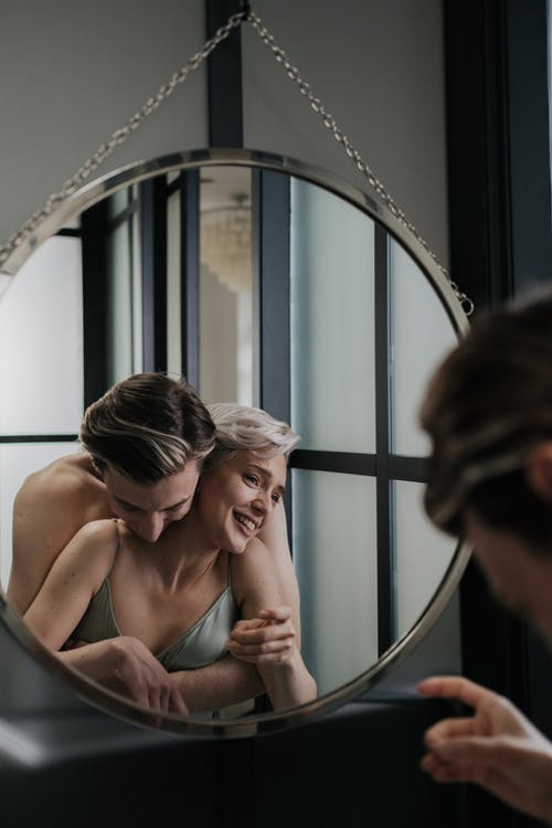 有关一对, 反射, 垂直拍摄的免费素材图片