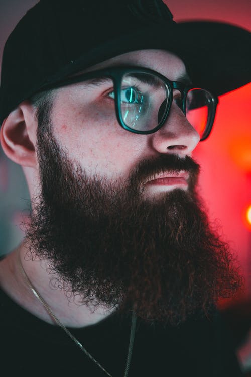 有关放大镜, 有胡子的, 特写的免费素材图片