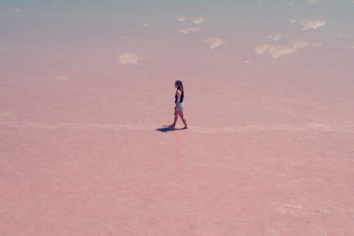 有关人, 步行, 无人空拍机的免费素材图片