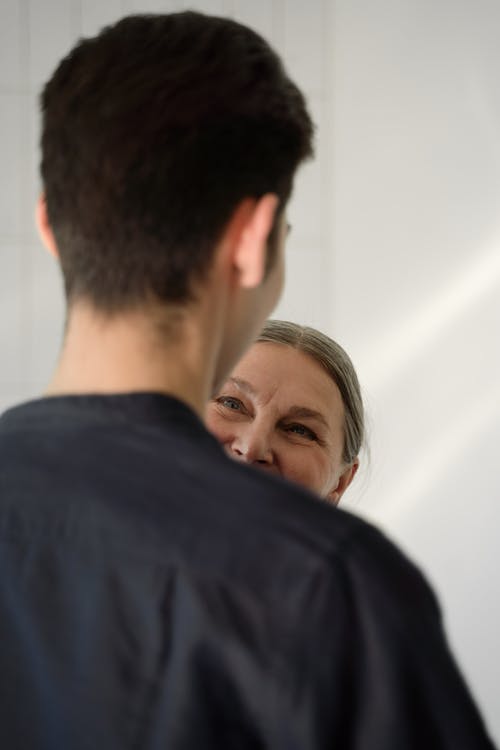 有关一起, 儿子, 后视图的免费素材图片