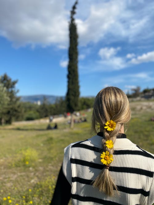 有关垂直拍摄, 女人, 後视图的免费素材图片