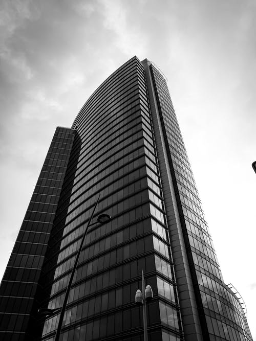 有关单色, 垂直拍摄, 建筑的免费素材图片