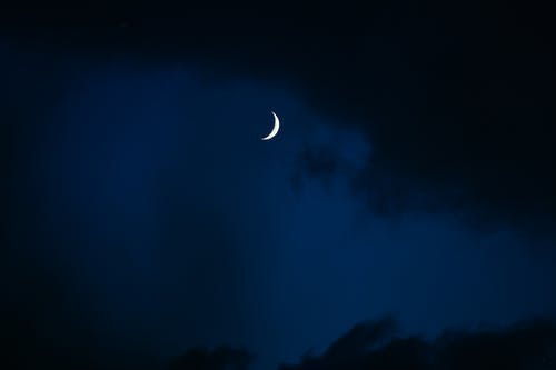 有关天空, 弯月, 月亮摄影的免费素材图片