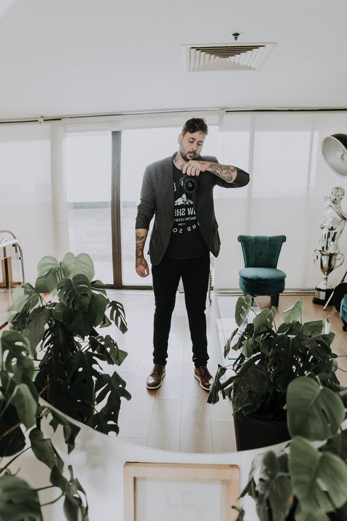 有关人, 刺青的, 單反相機的免费素材图片