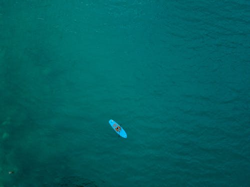 有关俯视图, 桨板, 海的免费素材图片