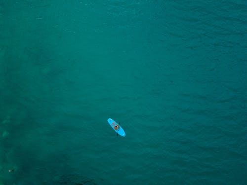 有关俯视图, 桨板, 海的免费素材图片