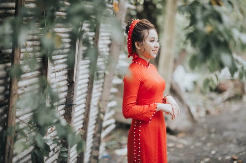 有关传统服装, 奥黛, 女人的免费素材图片