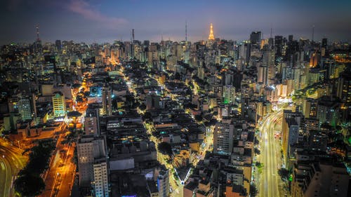 有关城市, 城市的灯光, 大都市区的免费素材图片