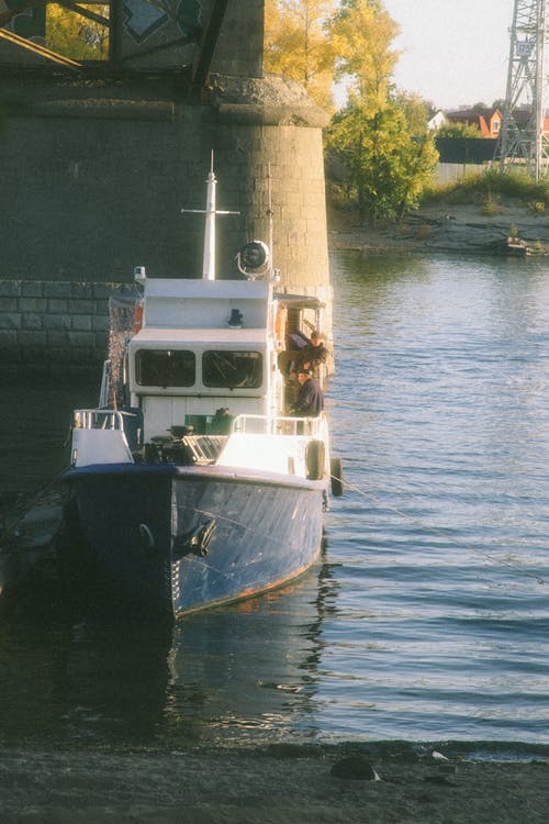 有关人, 停泊, 在桥下的免费素材图片