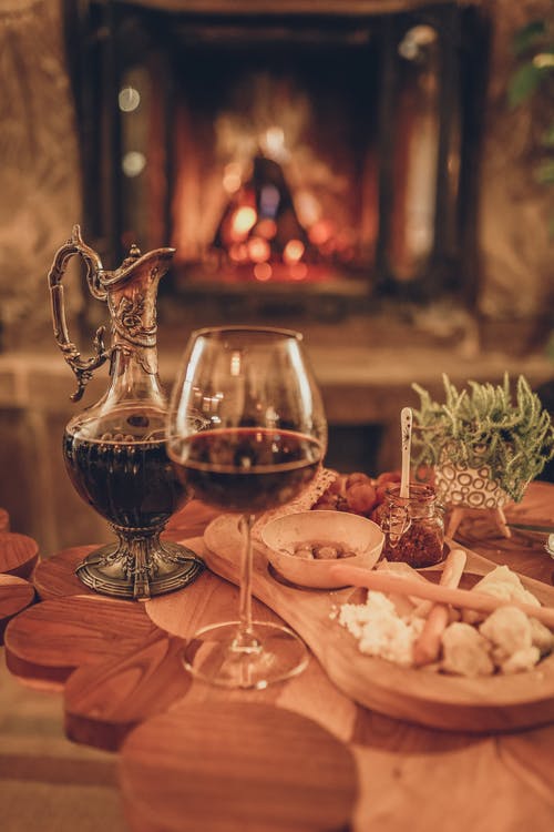 有关乳酪, 喝, 壁炉的免费素材图片