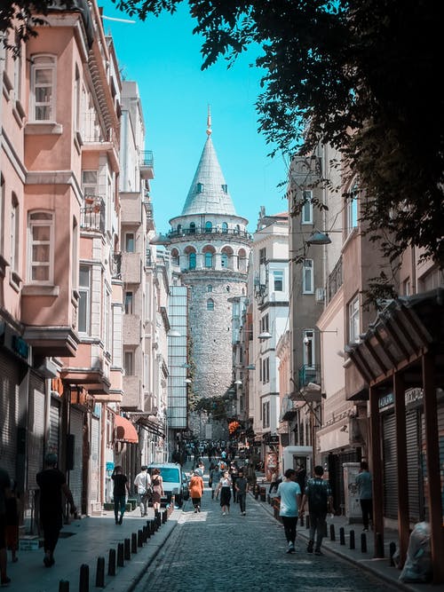 有关人行道, 伊斯坦堡, 加拉塔塔的免费素材图片