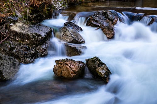 有关小河, 岩石, 急流的免费素材图片